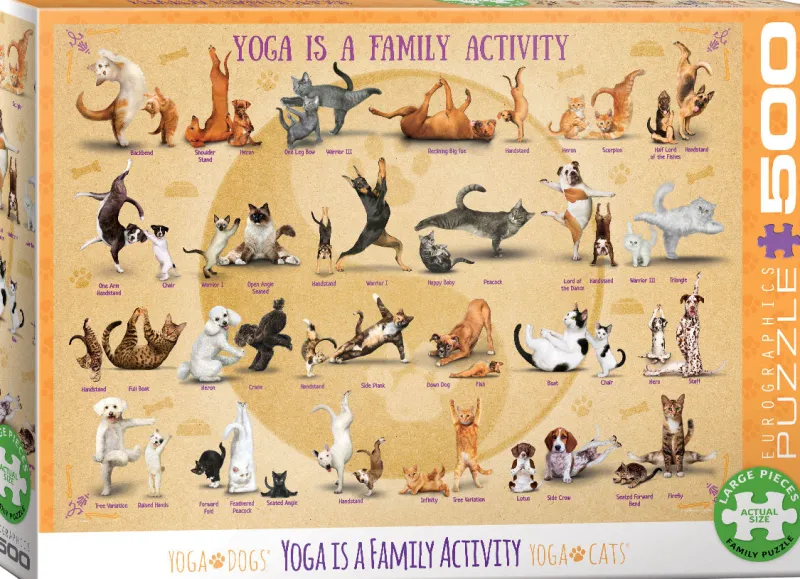 Eurographics - Yoga is a Family Activity (Special Offer) - 500 pieces Hot