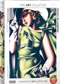 Eurographics - Young Girl in Green - 1000 Piece Jigsaw Puzzle Sale