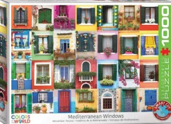 Eurographics - Mediterranean Windows - 1000 Piece Jigsaw Puzzle New