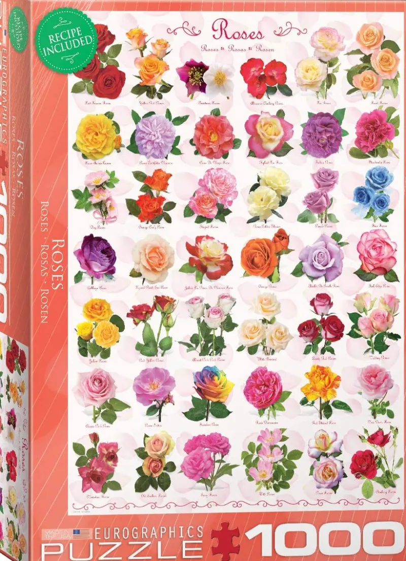 Eurographics Roses - 1000 Piece Jigsaw Puzzle Discount