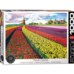 Eurographics - Tulip Fields Netherlands - 1000 Piece Jigsaw Puzzle Hot