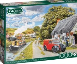 Falcon de luxe Falcon - Parcel for Canal Cottage - 1000 Piece Jigsaw Puzzle Best