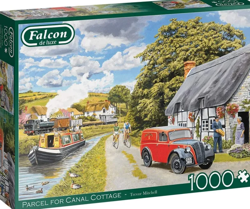 Falcon de luxe Falcon - Parcel for Canal Cottage - 1000 Piece Jigsaw Puzzle Best