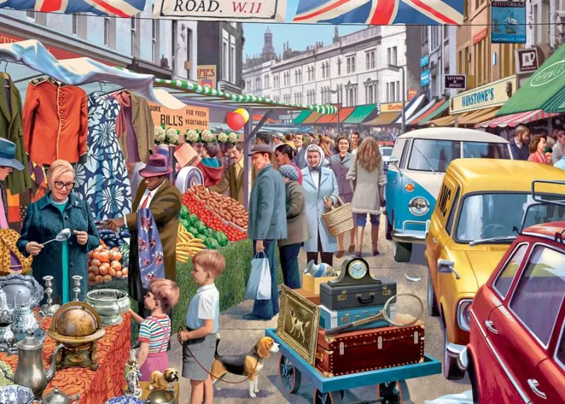 Falcon de luxe Falcon - Portobello Road Market - 1000 Pieces Online