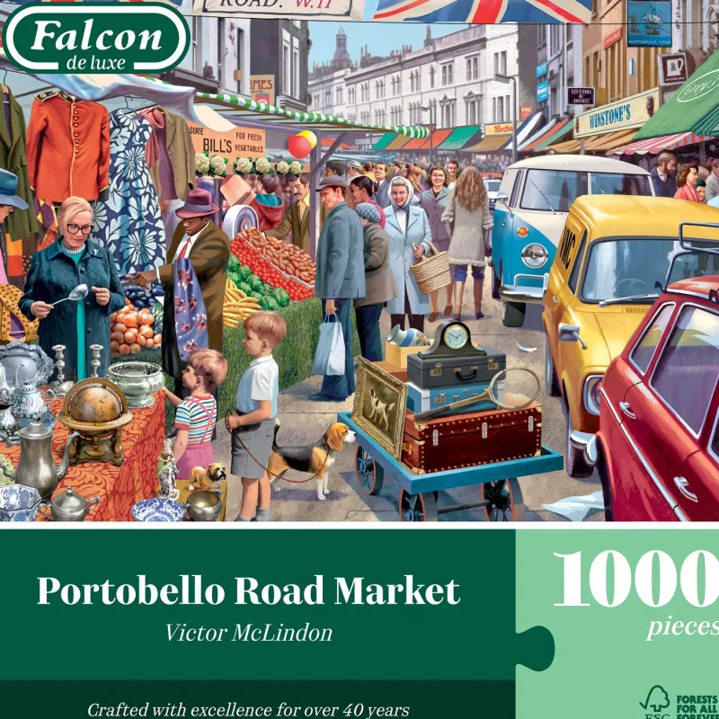 Falcon de luxe Falcon - Portobello Road Market - 1000 Pieces Online