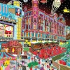 Falcon de luxe Falcon Contemporary - Christmas at Leicester Square - 1000 Piece Jigsaw Puzzle Discount