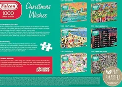 Falcon de luxe Falcon Contemporary - Christmas Wishes - 1000 Piece Jigsaw Puzzle Online