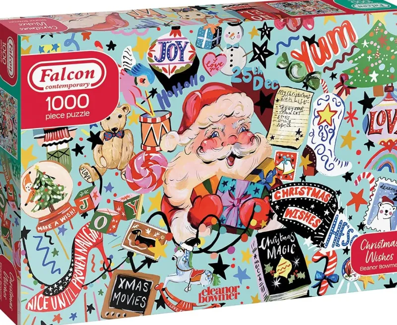 Falcon de luxe Falcon Contemporary - Christmas Wishes - 1000 Piece Jigsaw Puzzle Online