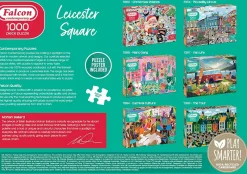 Falcon de luxe Falcon Contemporary - Christmas at Leicester Square - 1000 Piece Jigsaw Puzzle Discount