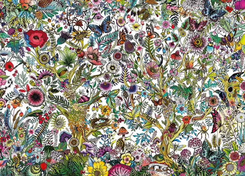 Falcon de luxe Falcon Contemporary - Flora and Fauna - 1000 Piece Jigsaw Puzzle Online