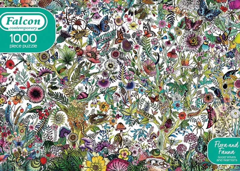 Falcon de luxe Falcon Contemporary - Flora and Fauna - 1000 Piece Jigsaw Puzzle Online