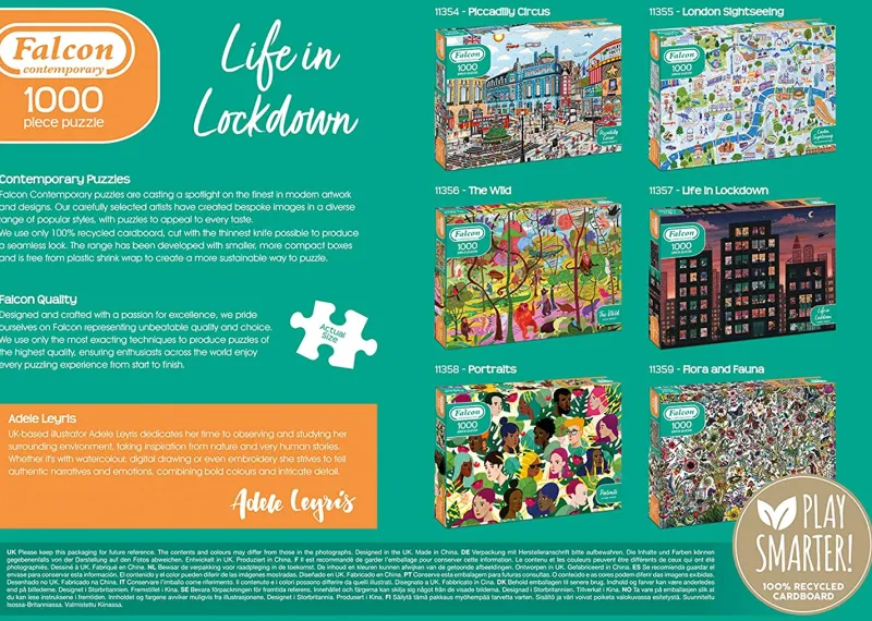 Demand Media Falcon Contemporary - Life In Lockdown - 1000 Piece Jigsaw Puzzle Hot