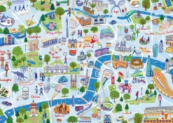 Falcon de luxe Falcon Contemporary - London Sightseeing - 1000 Piece Puzzle Sale