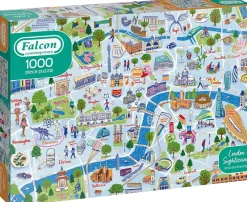 Falcon de luxe Falcon Contemporary - London Sightseeing - 1000 Piece Puzzle Sale
