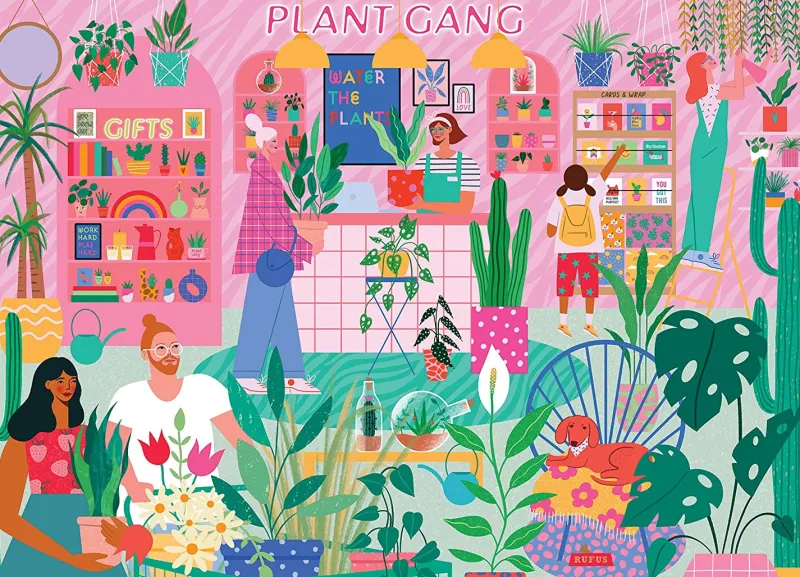 Falcon de luxe Falcon Contemporary - Plant Gang - 1000 Piece Jigsaw Puzzle Hot