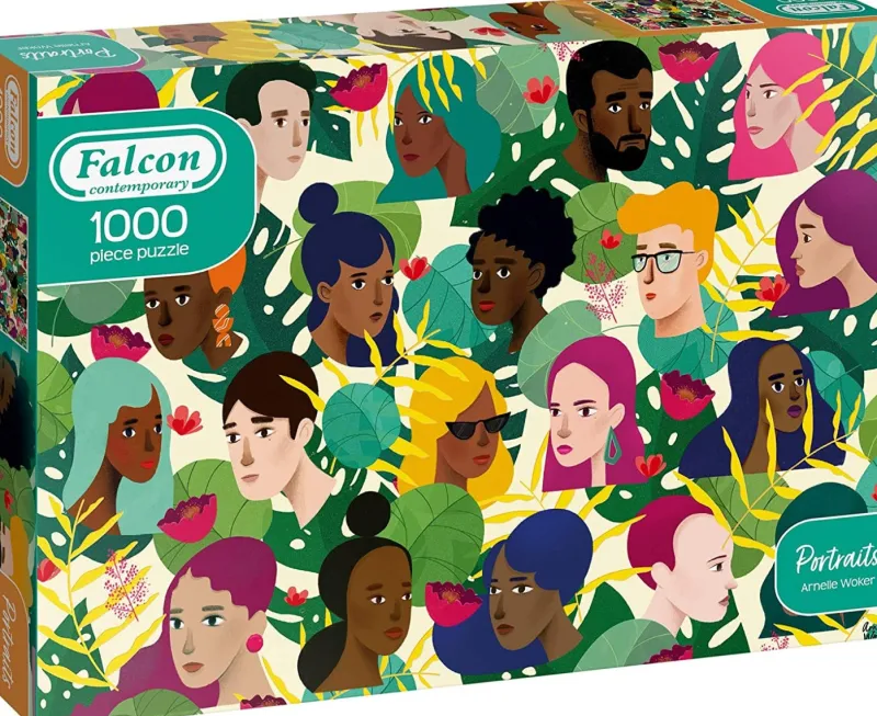 Falcon de luxe Falcon Contemporary - Portraits - 1000 Piece Jigsaw Puzzle Sale
