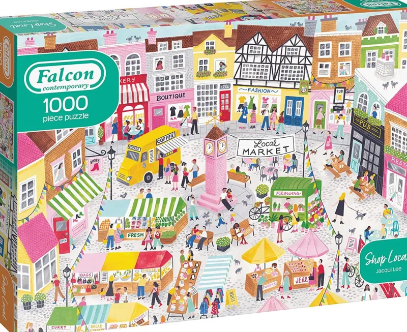 Falcon de luxe Falcon Contemporary - Shop Local - 1000 Piece Jigsaw Puzzle Best