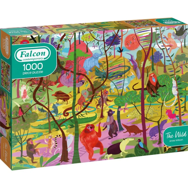 Falcon de luxe Falcon Contemporary - The Wild - 1000 Piece Jigsaw Puzzle Online