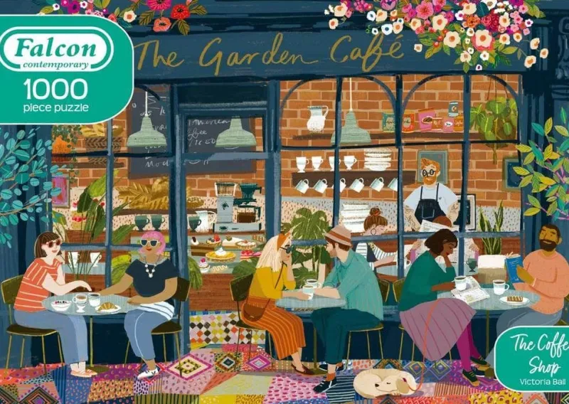 Falcon de luxe Falcon Contemporary - The Coffee Shop - 1000 Piece Jigsaw Puzzle Hot