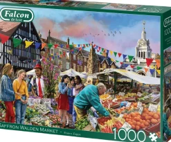 Falcon de luxe - Saffron Walden Market - 1000 Piece Jigsaw Puzzle Fashion
