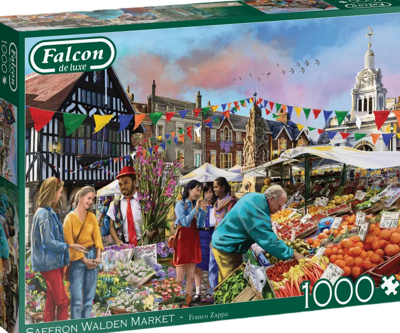 Falcon de luxe - Saffron Walden Market - 1000 Piece Jigsaw Puzzle Fashion