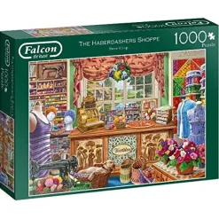Falcon de luxe - The Haberdashers Shoppe - 1000 Piece Jigsaw Puzzle Hot