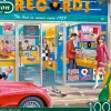 Falcon de luxe - The Record Shop - 1000 Piece Jigsaw Puzzle Clearance