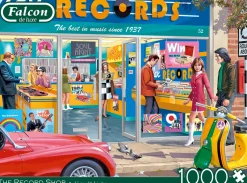 Falcon de luxe - The Record Shop - 1000 Piece Jigsaw Puzzle Clearance