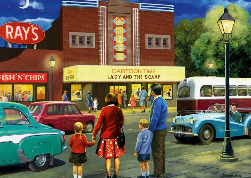 Falcon de luxe - A Trip To The Movies - 500 Piece Jigsaw Puzzle New