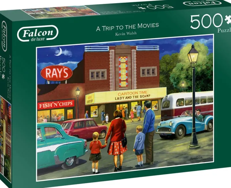 Falcon de luxe - A Trip To The Movies - 500 Piece Jigsaw Puzzle New