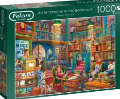 Falcon de luxe - Afternoon At The Bookshop - 1000 Piece Jigsaw Puzzle Clearance