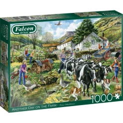 Falcon de luxe - Another Day On The Farm - 1000 Piece Jigsaw Puzzles Outlet