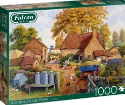 Falcon de luxe - Autumn On The Farm - 1000 Piece Jigsaw Puzzle Clearance