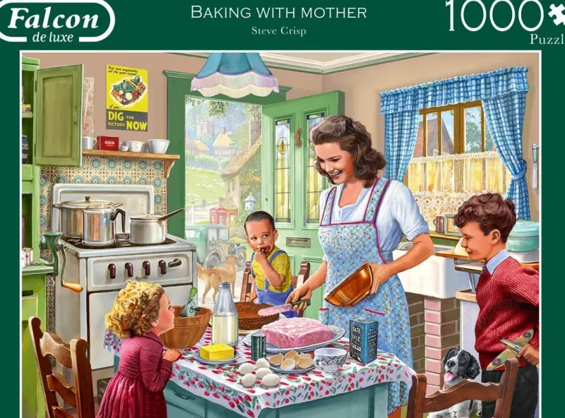 Falcon de luxe - Baking With Mother - 1000 Piece Jigsaw Puzzle Discount