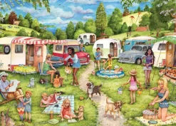 Falcon de luxe - Camping & Caravanning - 2 x 500 Piece Jigsaw Puzzles New