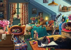 Falcon de luxe - Cats in the Attic - 500 Piece Jigsaw Puzzle Hot