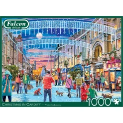 Falcon de luxe - Christmas In Cardiff - 1000 Piece Puzzle Discount