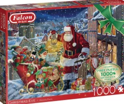 Falcon de luxe - Christmas Eve - 2 x 1000 Piece Jigsaw Puzzles Best