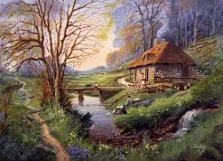 Falcon de luxe - Cottage In The Woods - 1000 Piece Jigsaw Puzzle Fashion