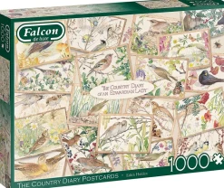 Falcon de luxe - Country Diary Postcards - 1000 Piece Jigsaw Puzzle Sale