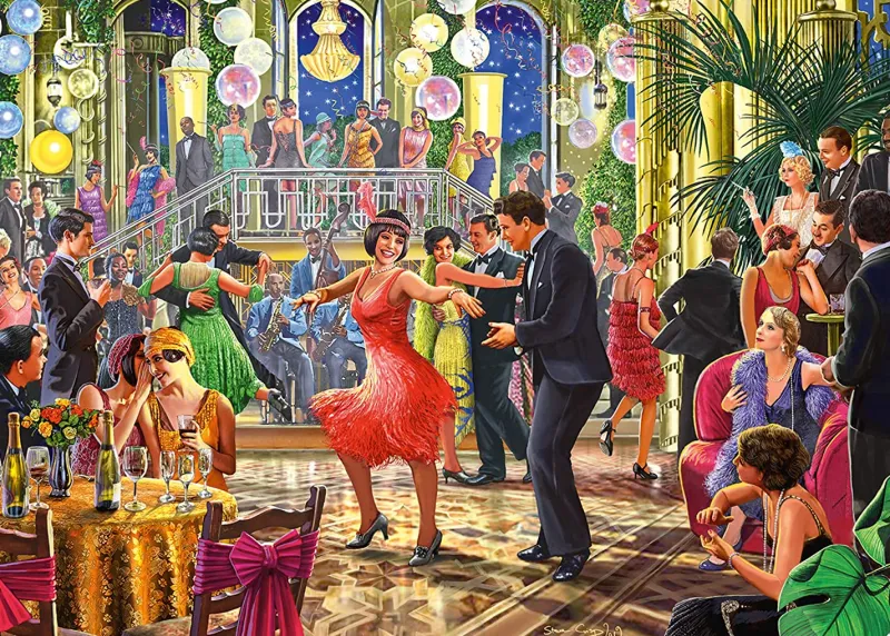 Falcon de luxe - Dancing The Night Away - 500 Piece Jigsaw Puzzle Outlet