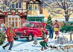 Falcon de luxe - Family Time At Christmas - 4 X 1000 Piece Jigsaw Puzzles Fashion