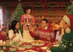 Falcon de luxe - Festive Feast - 500 Piece Jigsaw Puzzle Outlet
