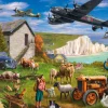 Falcon de luxe - Flight over Dover - 1000 Piece Jigsaw Puzzle Discount