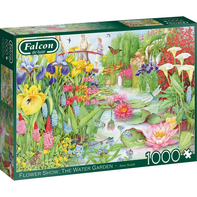 Falcon de luxe - Flower Show 'The Water Gardens' - 1000 Piece Jigsaw Puzzle Clearance