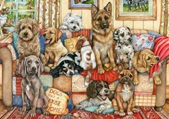 Falcon de luxe - Gathering On The Couch - 1000 Piece Jigsaw Puzzle Fashion