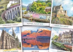 Falcon de luxe - Greetings From Scotland - 1000 Piece Jigsaw Puzzle Sale
