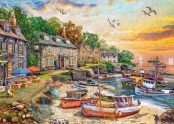 Falcon de luxe - Harbour Cottage - 1000 Piece Jigsaw Puzzle Discount