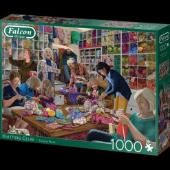 Falcon de luxe - Knitting Club - 1000 Piece Jigsaw Puzzle Fashion