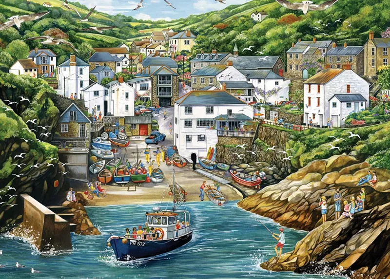 Falcon de luxe - Portloe - 1000 Piece Jigsaw Puzzle Best